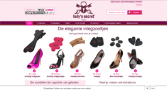 Desktop Screenshot of lady-secret.nl