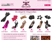 Tablet Screenshot of lady-secret.nl